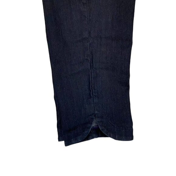 NYDJ Crop Jeans Dark Wash Sz 2 Tulip Edge  B26 - Picture 7 of 9